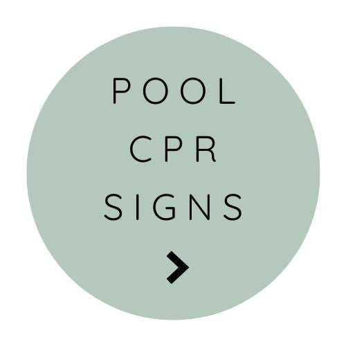 Pool CPR Signs