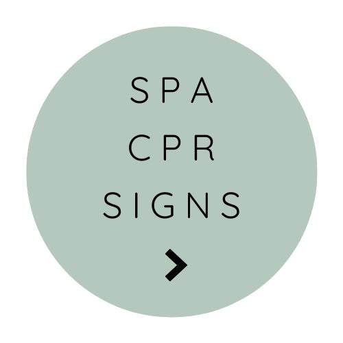 Spa CPR Signs